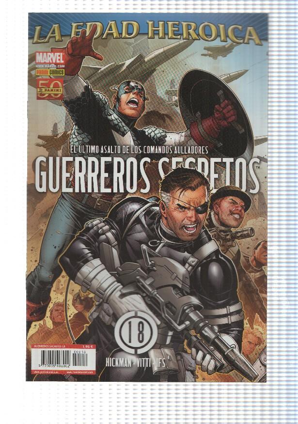Panini: Guerreros Secretos num 18, año 3, 2011 - El ultimo asalto de los Comandos Aulladores. La Edad Heroica