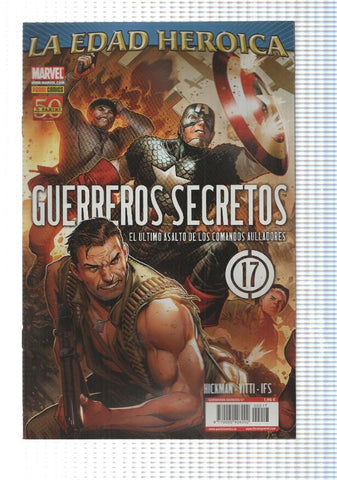 Panini: Guerreros Secretos num 17, año 3, 2011 - El ultimo asalto de los Comandos Aulladores. La Edad Heroica