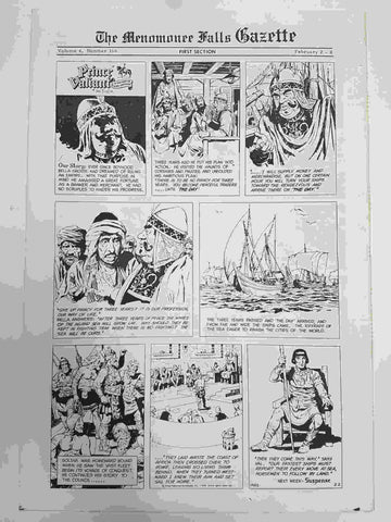 The Menomonee Falls Gazette volumen 4 numero 166 first section  (02.1975)