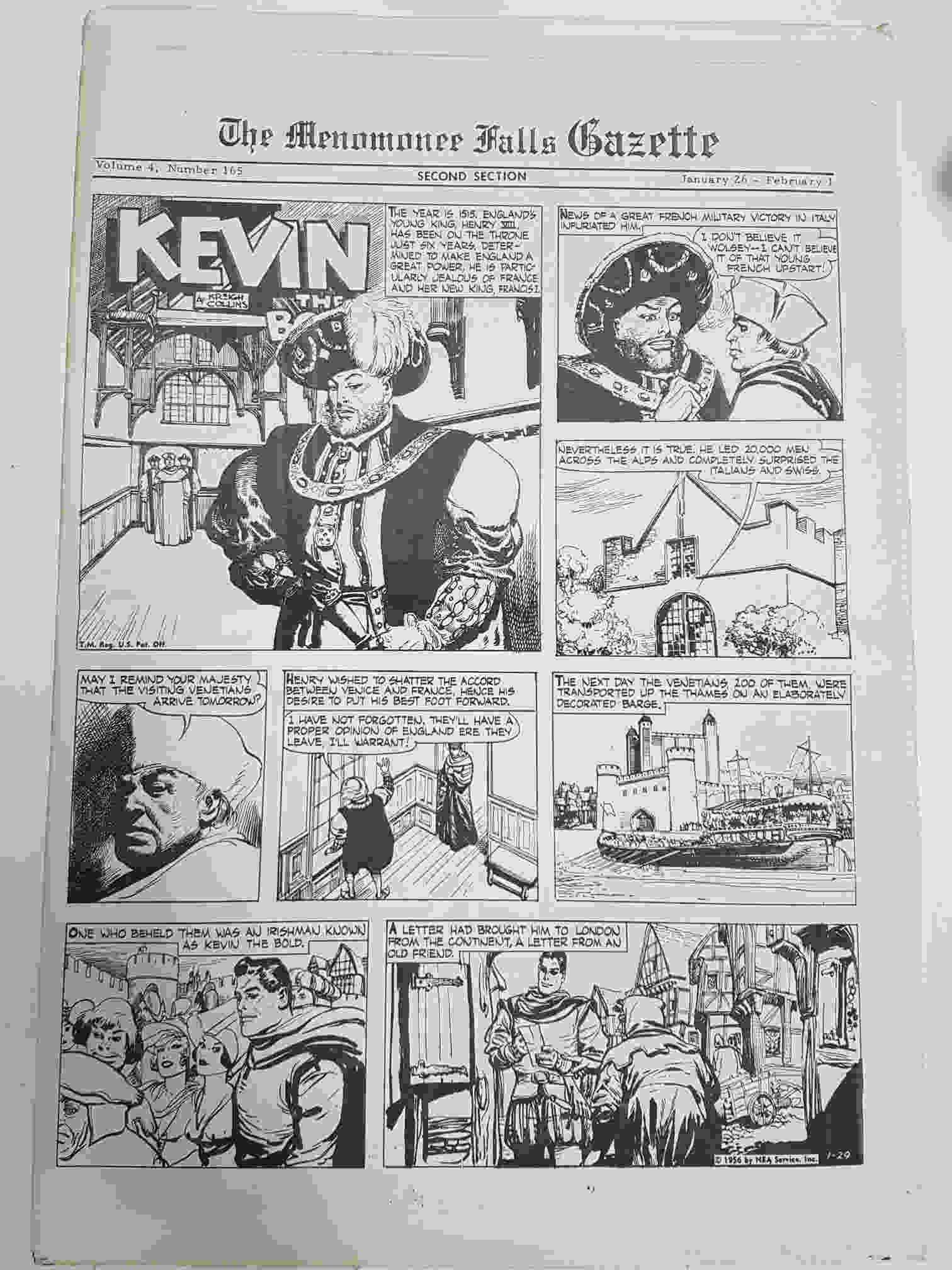 The Menomonee Falls Gazette volumen 4 numero 165 second section  (01.1975)