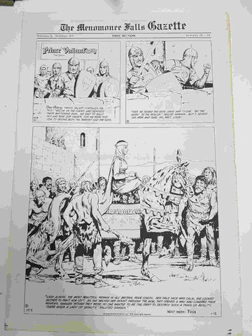 The Menomonee Falls Gazette volumen 4 numero 163 first section  (01.1975)