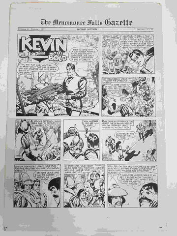 The Menomonee Falls Gazette volumen 4 numero 162 second section  (01.1975)