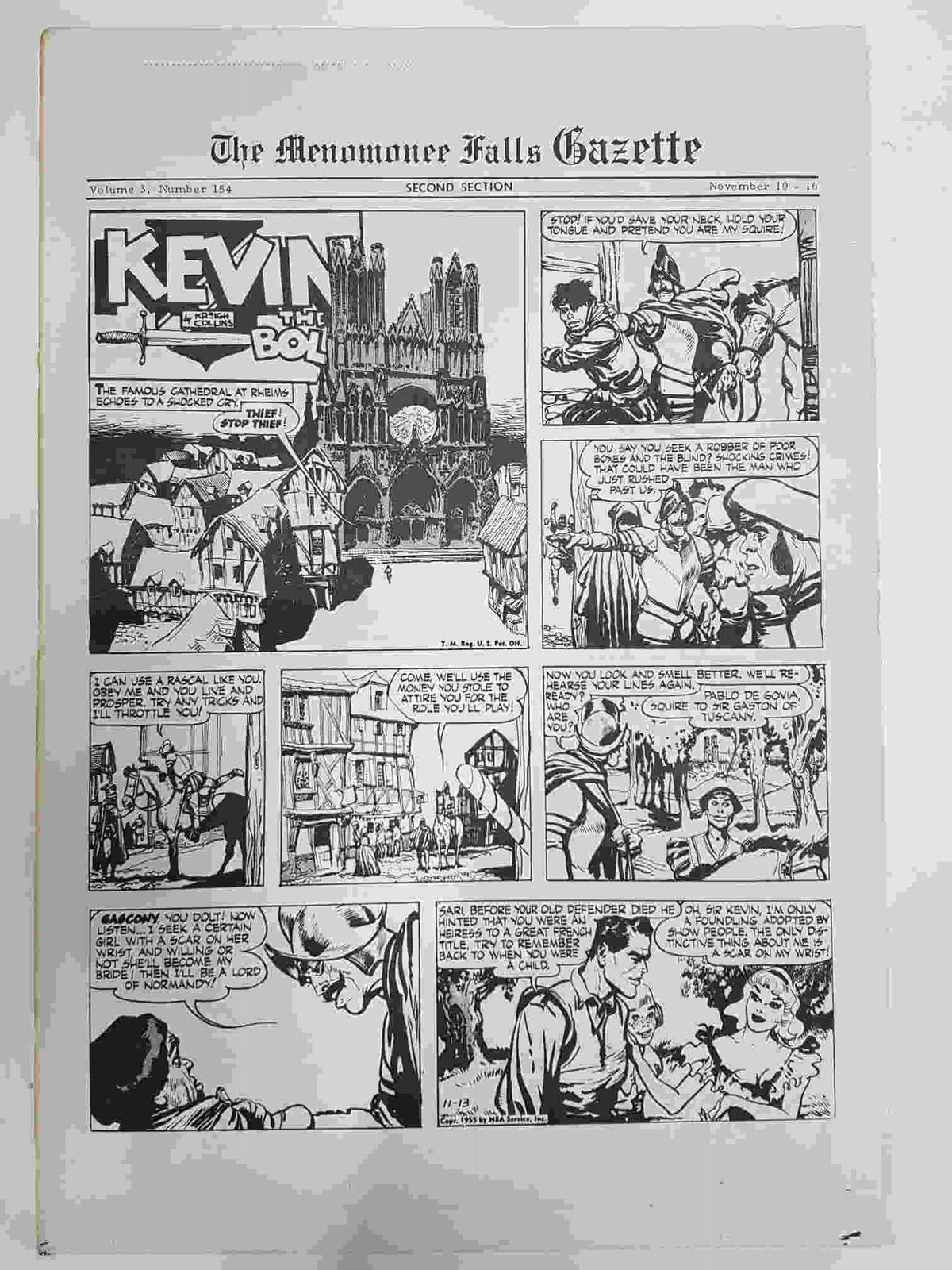 The Menomonee Falls Gazette volumen 3 numero 154 second section  (11.1974)