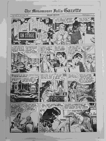 The Menomonee Falls Gazette volumen 3 numero 144 second section  (09.1974)