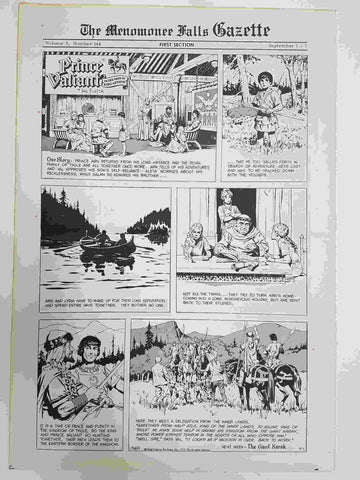 The Menomonee Falls Gazette volumen 3 numero 144 first section  (09.1974)