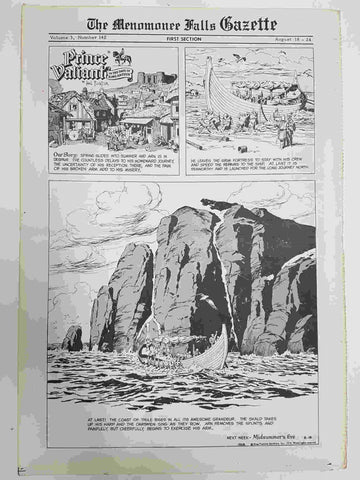 The Menomonee Falls Gazette volumen 3 numero 142 first section  (08.1974)