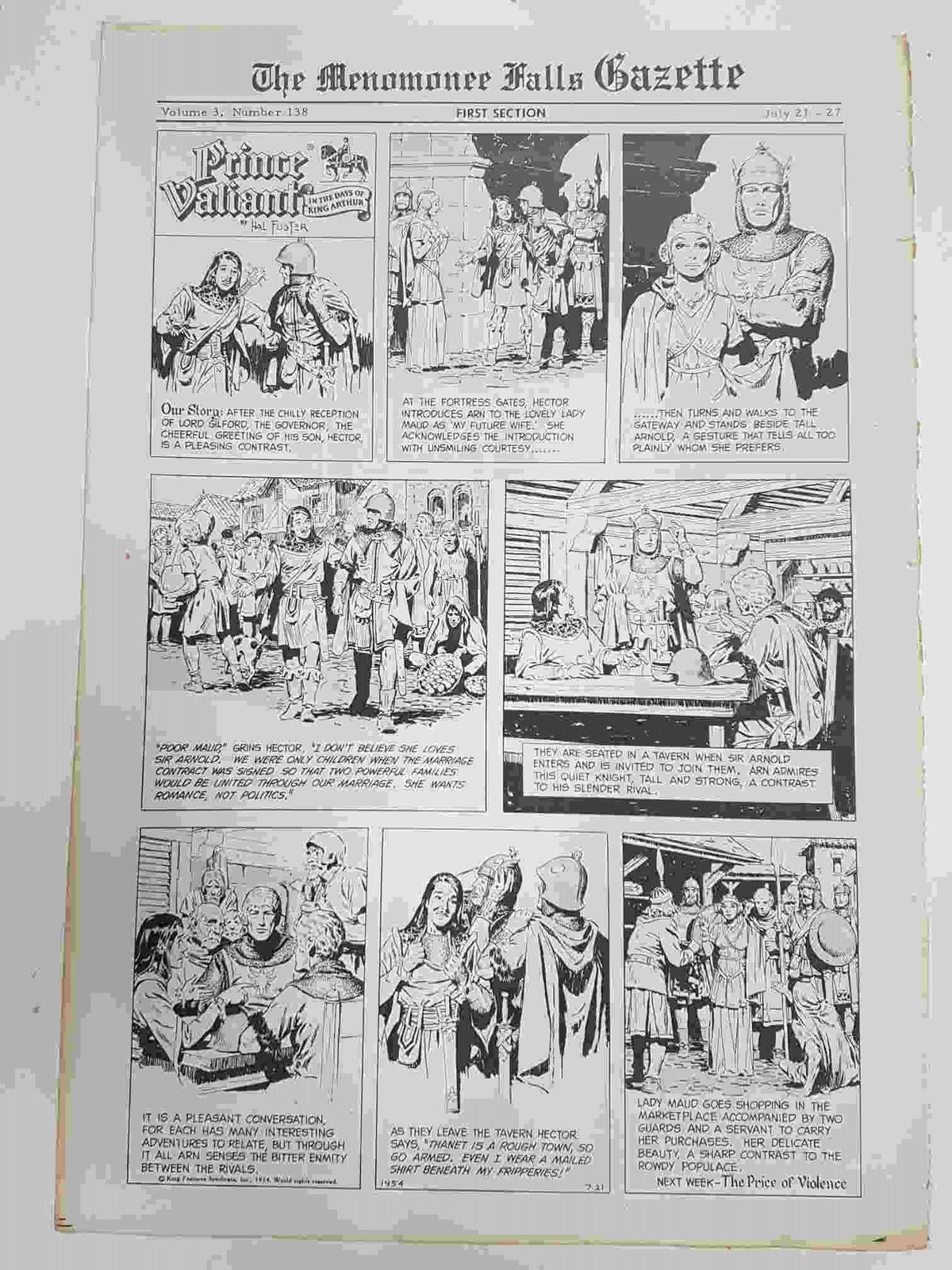 The Menomonee Falls Gazette volumen 3 numero 138 first section  (07.1974)