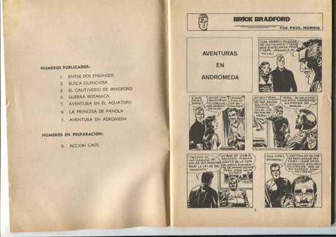 Heroes Modernos serie Brick Bradford numero 07: Aventura en Andromeda