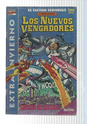 Planeta: Los Nuevos Vengadores - Extra Invierno. El Factor Terminus, acto cuarto - Cuando chocan los titanes