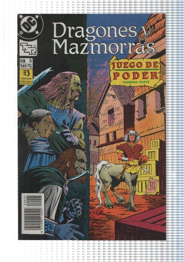 Zinco: Dragones y Mazmorras num 5 - Juego de Poder, primera parte. La noche del pinguino de la Luna. TSR