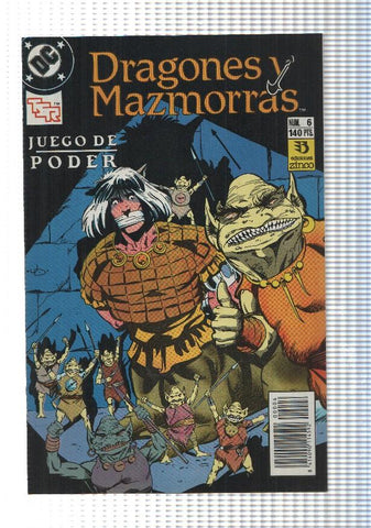 Zinco: Dragones y Mazmorras num 6 - Juego de Poder, 2a parte. En Busca de Mirt el mercenario. TSR