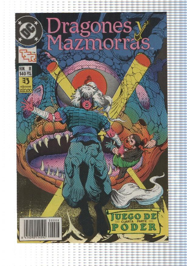 Zinco: Dragones y Mazmorras num 8 - Juego de poder, 4a parte. En lo mas profundo. TSR