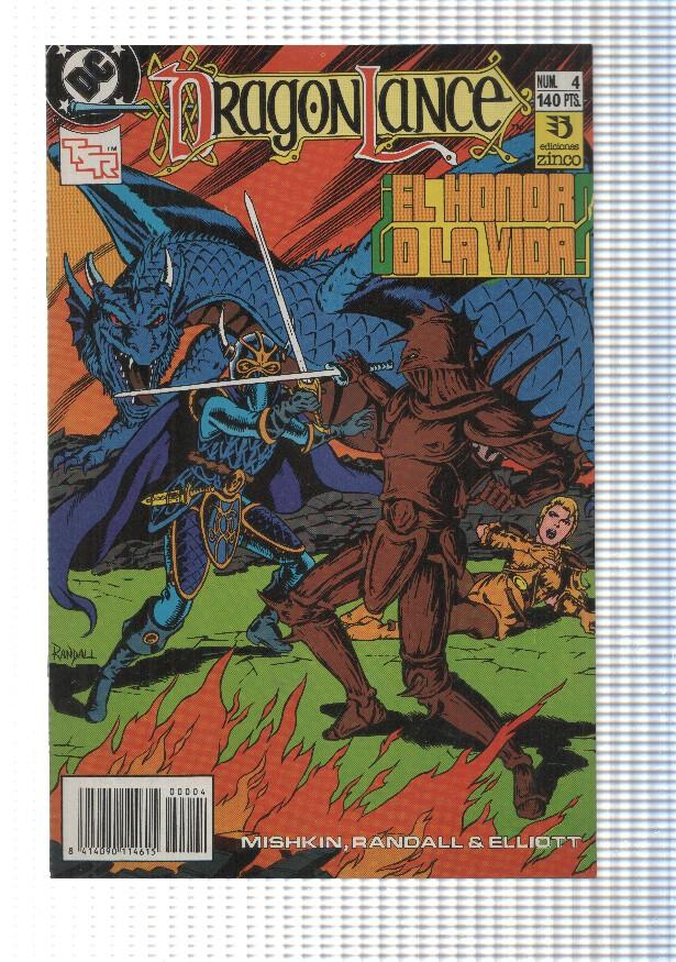 Zinco: Dragonlance num 4 - Mi honor es mi vida. TSR. DC