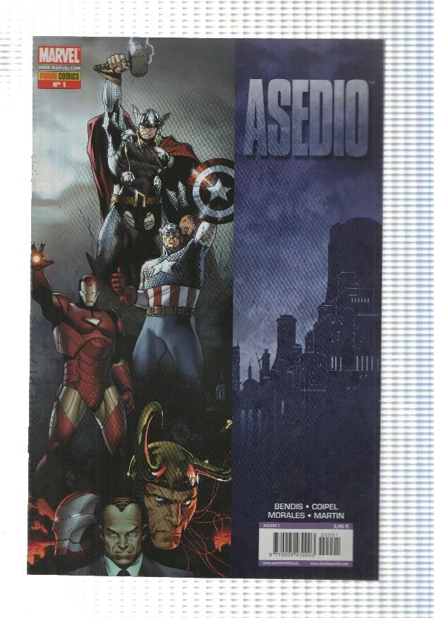 Panini: Asedio num 1, 2010. Marvel. Bendis