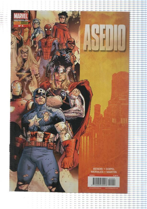 Panini: Asedio num 4, 2011. Marvel. Bendis