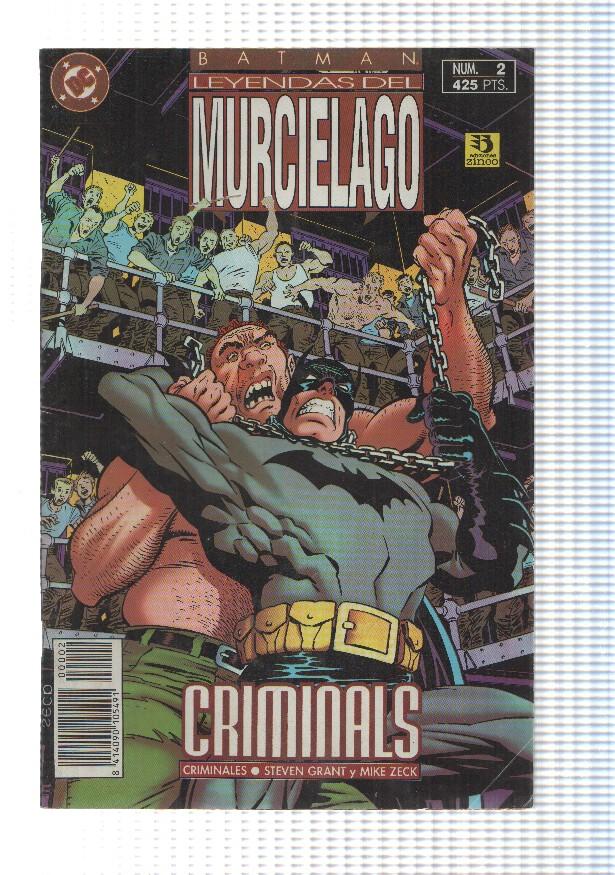 Zinco: Leyendas del Murcielago num 2 - Criminals, criminales. DC