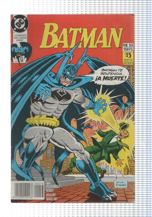 Zinco: Batman num 53 - Genesis Oscuro. DC