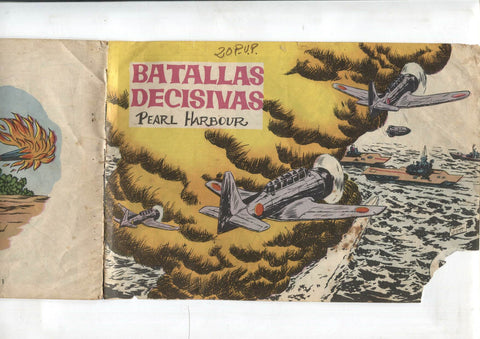 Batallas decisivas: Pearl Harbour (roto cubierta lateral inferior derecho segun imagen)