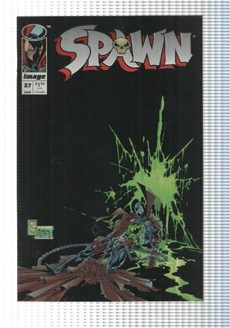 Image: Spawn num 27 - Cursed. Todd McFarlane
