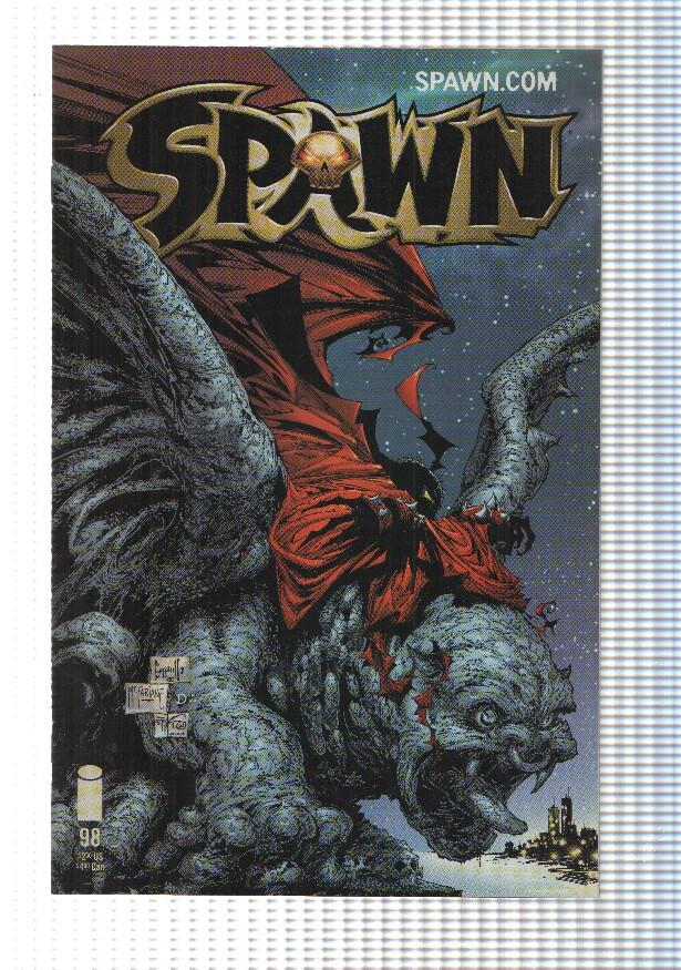 Image: Spawn num 98 - The trouble with angels. Todd McFarlane Productions