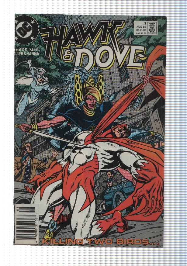 DC: Hawk and Dove num 3 - Blood and Sacrifice. Killing two birds
