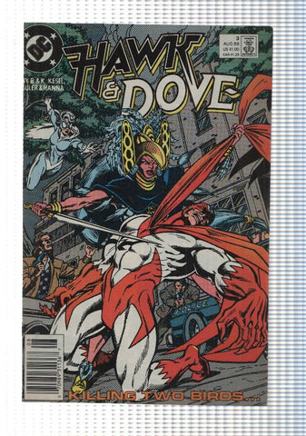 DC: Hawk and Dove num 3 - Blood and Sacrifice. Killing two birds