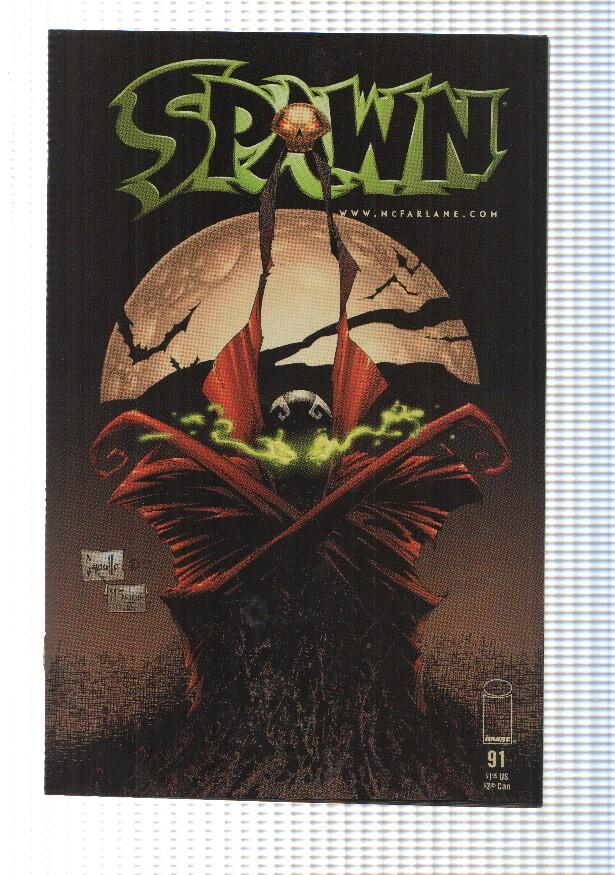 Image: Spawn num 91 - Black Cat Bones part 1. Todd McFarlane Productions