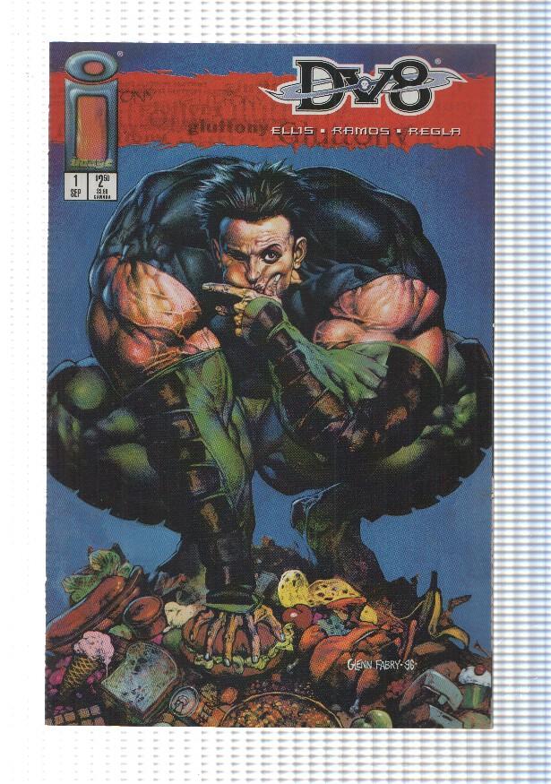 Image: cover: Glenn Fabry, DV8 num 1 - Lust fo Life. Ellis, Ramos, Regla. Wildstorm
