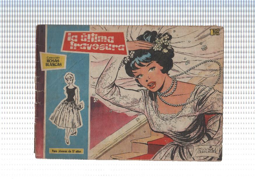 Rosas Blancas numero 043: ;La ultima travesura (numerado 2 trasera)
