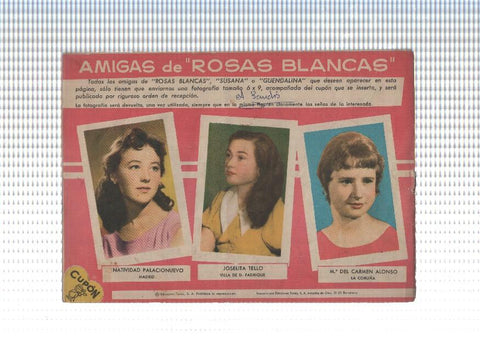 Rosas Blancas numero 083: aunque tu no me quieras