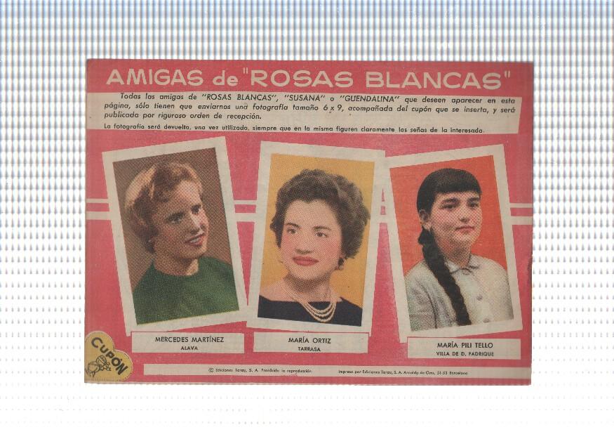 Rosas Blancas numero 082: Renunciacion (numerado 1 en trasera)