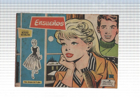 Rosas Blancas numero 075: Ensueños (numerada 1 en trasera)
