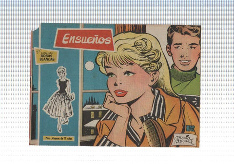 Rosas Blancas numero 075: Ensueños (numerada 3 en trasera)