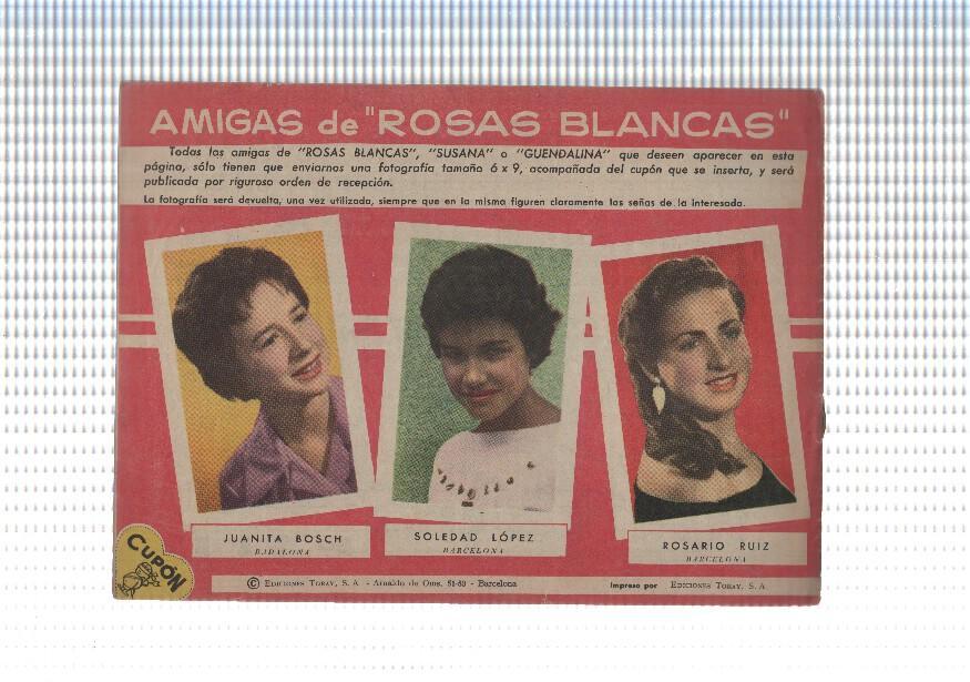 Rosas Blancas numero 052: Aprobada en quimica (numerada 2 en trasera)