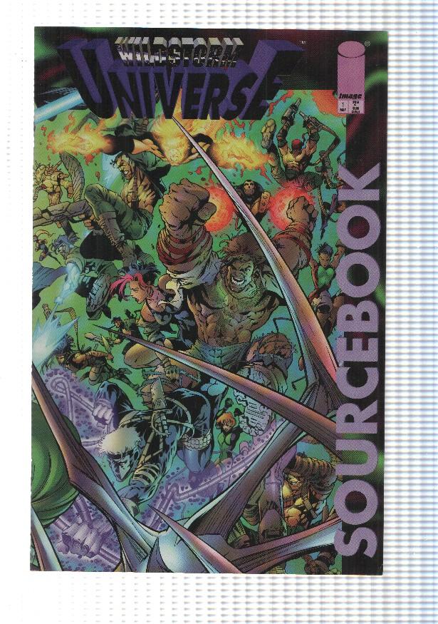 Image: WildStorm Universe Sourcebook num 1. WildStorm Productions. Black Angel, Bliss, Brass, Burnout