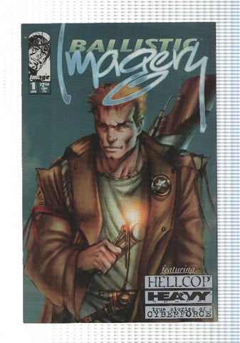 Image: Ballistic Imagery vol. 1, num 1 - featuring Hellcop, Heavy space, true stories of Ciberforce
