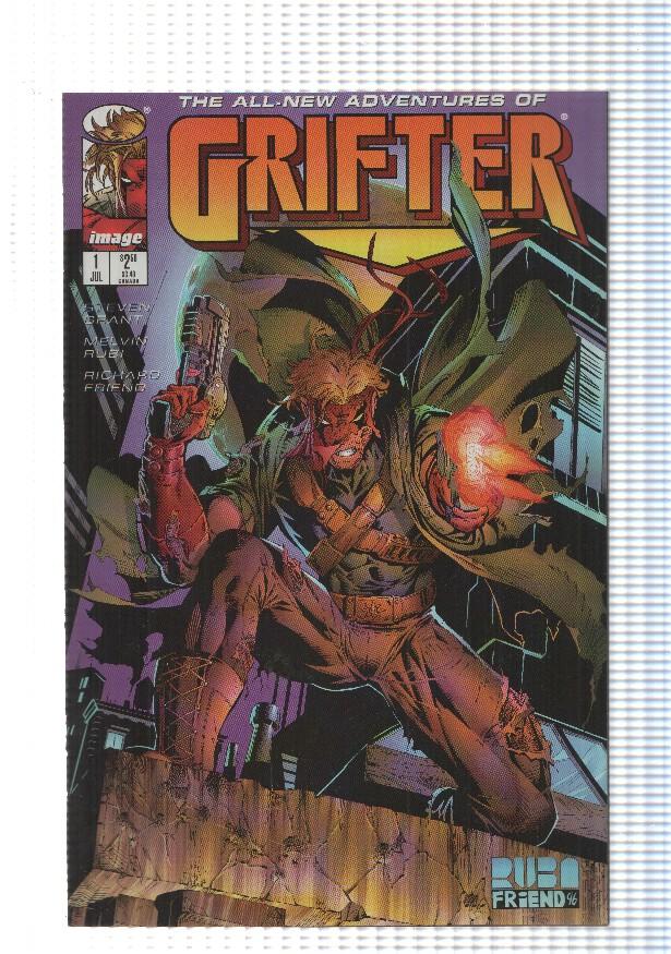 Image: Grifter num 1. The All New Adventures. Steve Grant. WildStorm Productions