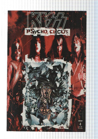 Image: Kiss Psycho Circus num 4 - Smoke and mirrors part I. Todd McFarlane Productions