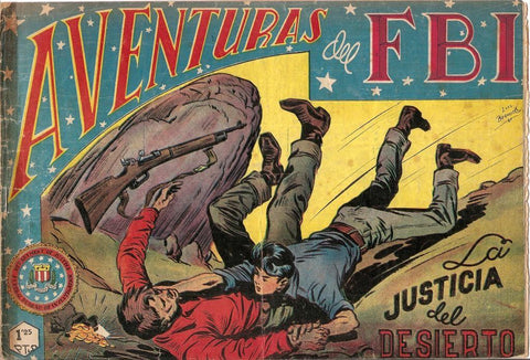 Aventuras del FBI original numero 058: La justicia del desierto (numerado 1 en trasera)