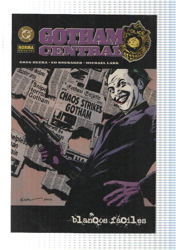 Norma: Gotham Central Blancos Faciles - Sueños y soñadores. DC