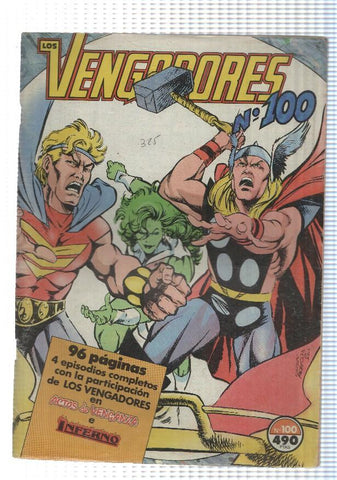 Planeta: Los Vengadores num 100 - El mundo se ha vuelto loco. Actos de Venganza e Inferno. Comics Forum