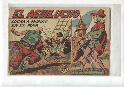 Original: El Aguilucho de Maga numero 33: Lucha a muerte en el mar