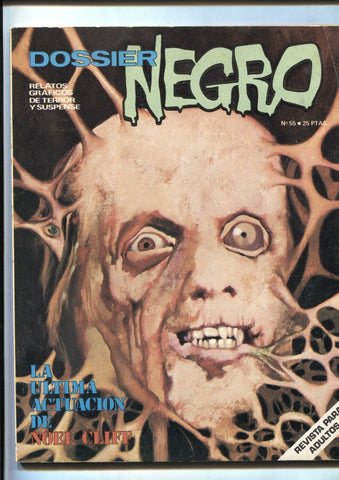 Dossier Negro numero 055: La muerte resplandeciente, La ultima actuacion de Noel Cliff