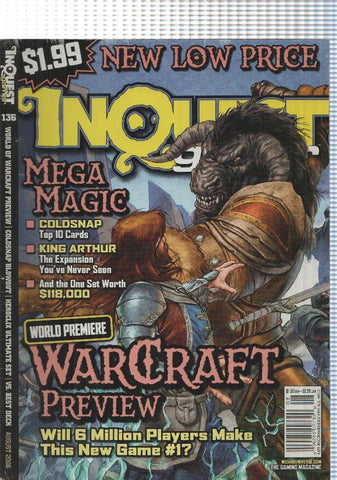 Inquest Gamer: numero 136: Mega Magic - Warcraft preview, Polar Crackin, Return of the King, etc