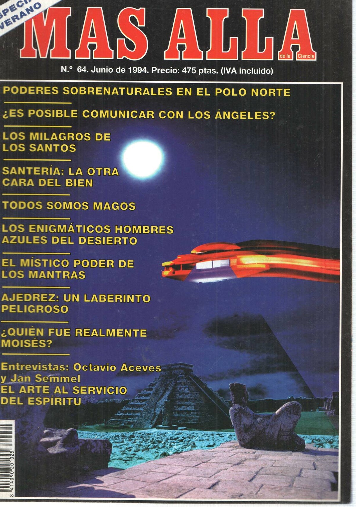 Revista Mas Alla numero 064: Poderes sobrenaturales en el polo norte, los milagros de los santos
