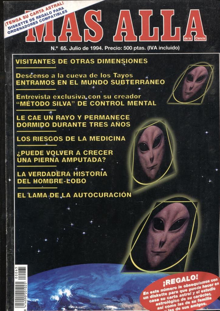 Revista Mas Alla numero 065: Visitantes de otras dimensiones, los riesgos de la medicina