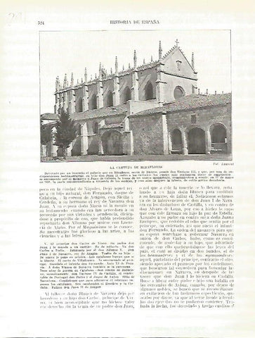 LAMINA 4804: La Cartuja de Miraflores  Burgos