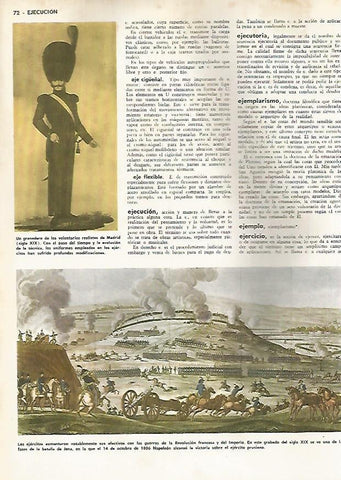LAMINA MONITOR 0464: GRANADERO DE LOS VOLUNTARIOS REALISTAS DE MADRID DEL SIGLO XIX