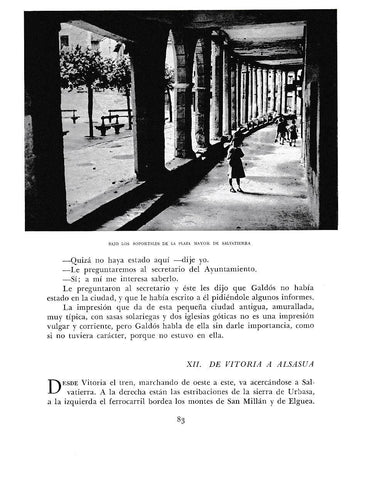 LAMINA 6115: Soportales plaza mayor de Salvatierra