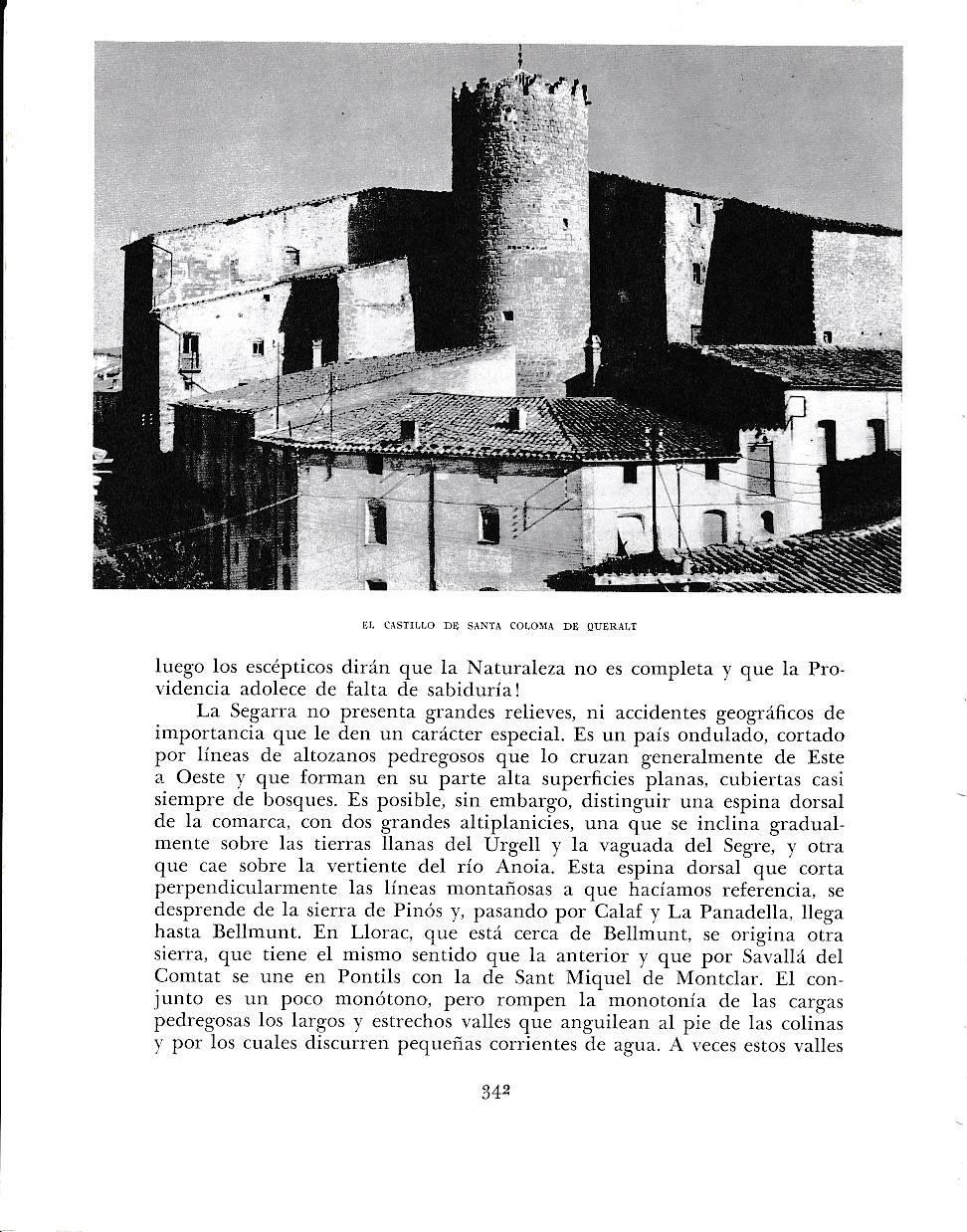 LAMINA 6461:  Castillo Santa Coloma de Queralt